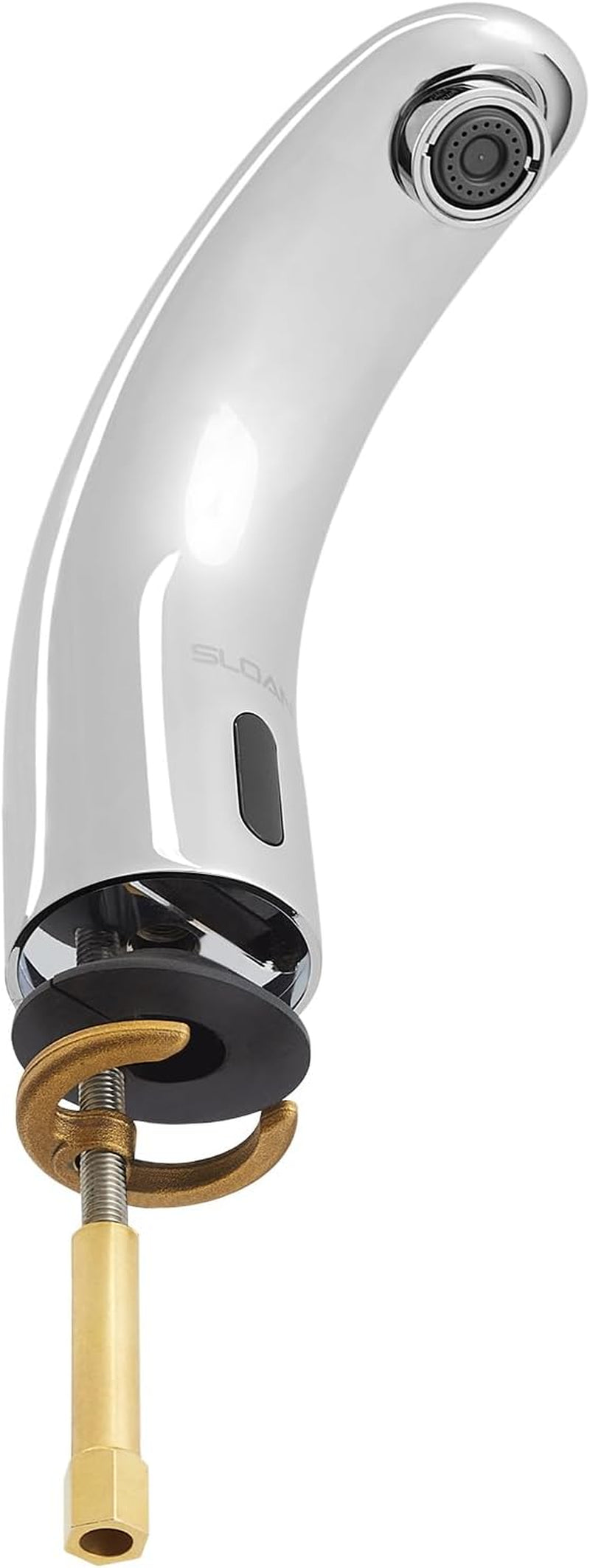 SF-2450 Sensor Activated Touch-Free Faucet, Commercial Grade with Mounting Hardware - 0.5 GPM Battery-Powered Deck-Mounted Mid Body, Polished Chrome Finish, 3362124