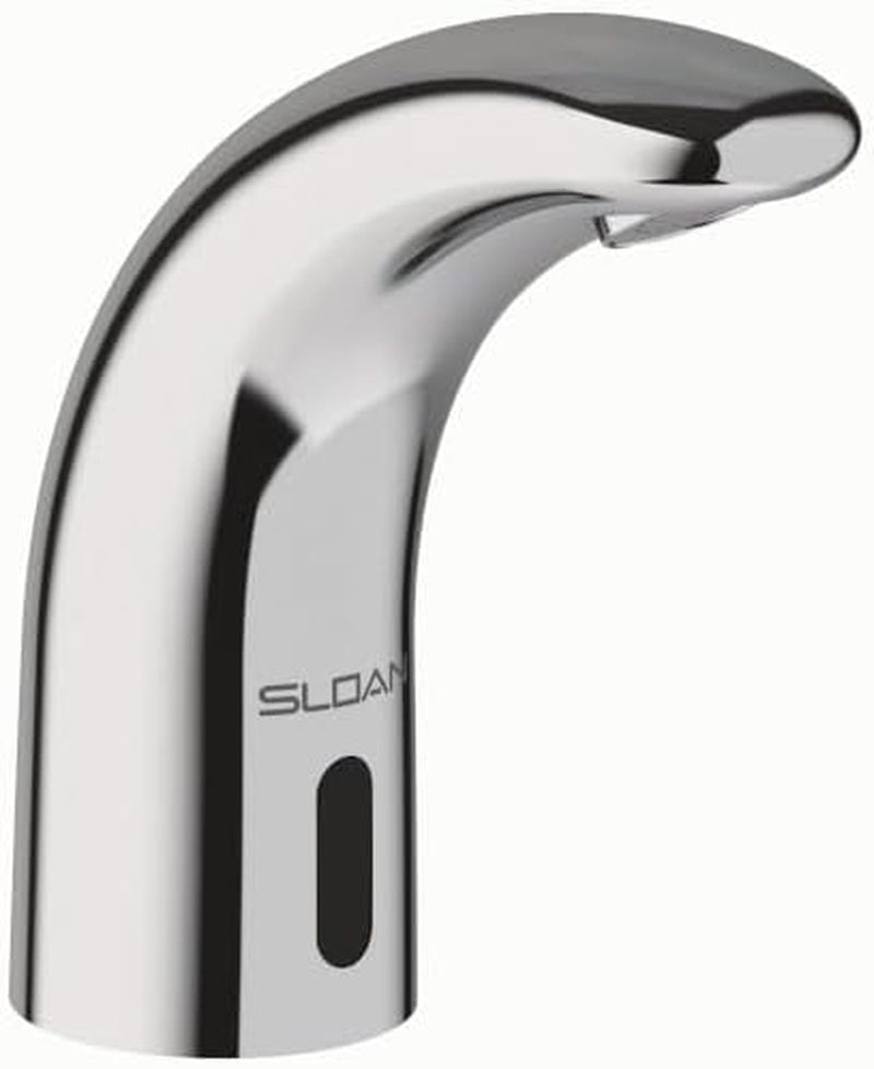 SF-2450 Sensor Activated Touch-Free Faucet, Commercial Grade with Mounting Hardware - 0.5 GPM Battery-Powered Deck-Mounted Mid Body, Polished Chrome Finish, 3362124