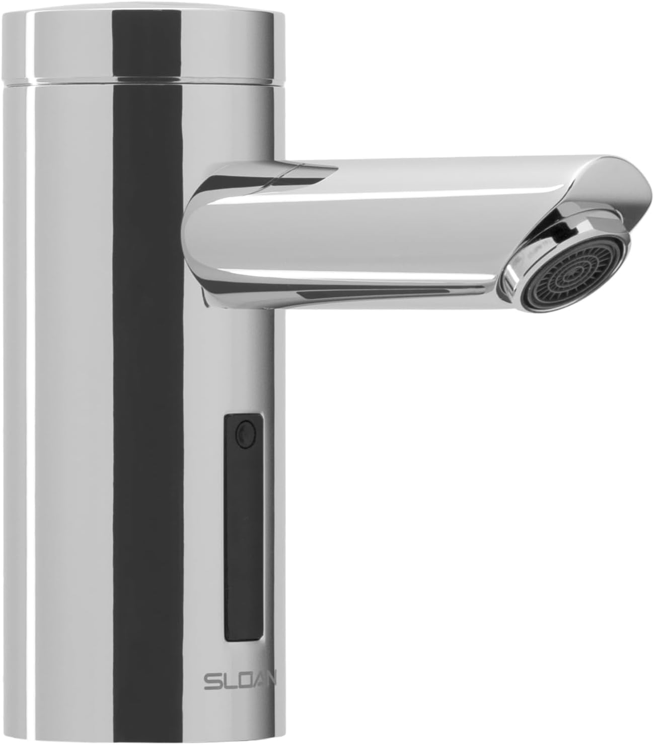 Optima EAF-275 Sensor Activated Solar Touch-Free Faucet, Commercial Grade with Mounting Hardware - 0.5GPM Solar Powered, Deck-Mounted Mid Body, Polished Chrome Finish, 3335016