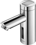 Sloan Optima EAF-275 Sensor Activated Solar Touch-Free Faucet, Commercial Grade with Mounting Hardware - 0.5GPM Solar Powered, Deck-Mounted Mid Body, Polished Chrome Finish, 3335016