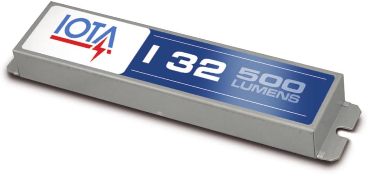 I32 (I-32-TBTS) IOTA Emergency Lighting Battery Pack Ballast | 500 Lumen Output | Reduced Profile