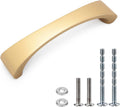 Gold Cabinet Handles, 3-3/4"(96Mm) Hole Centers Door Pulls