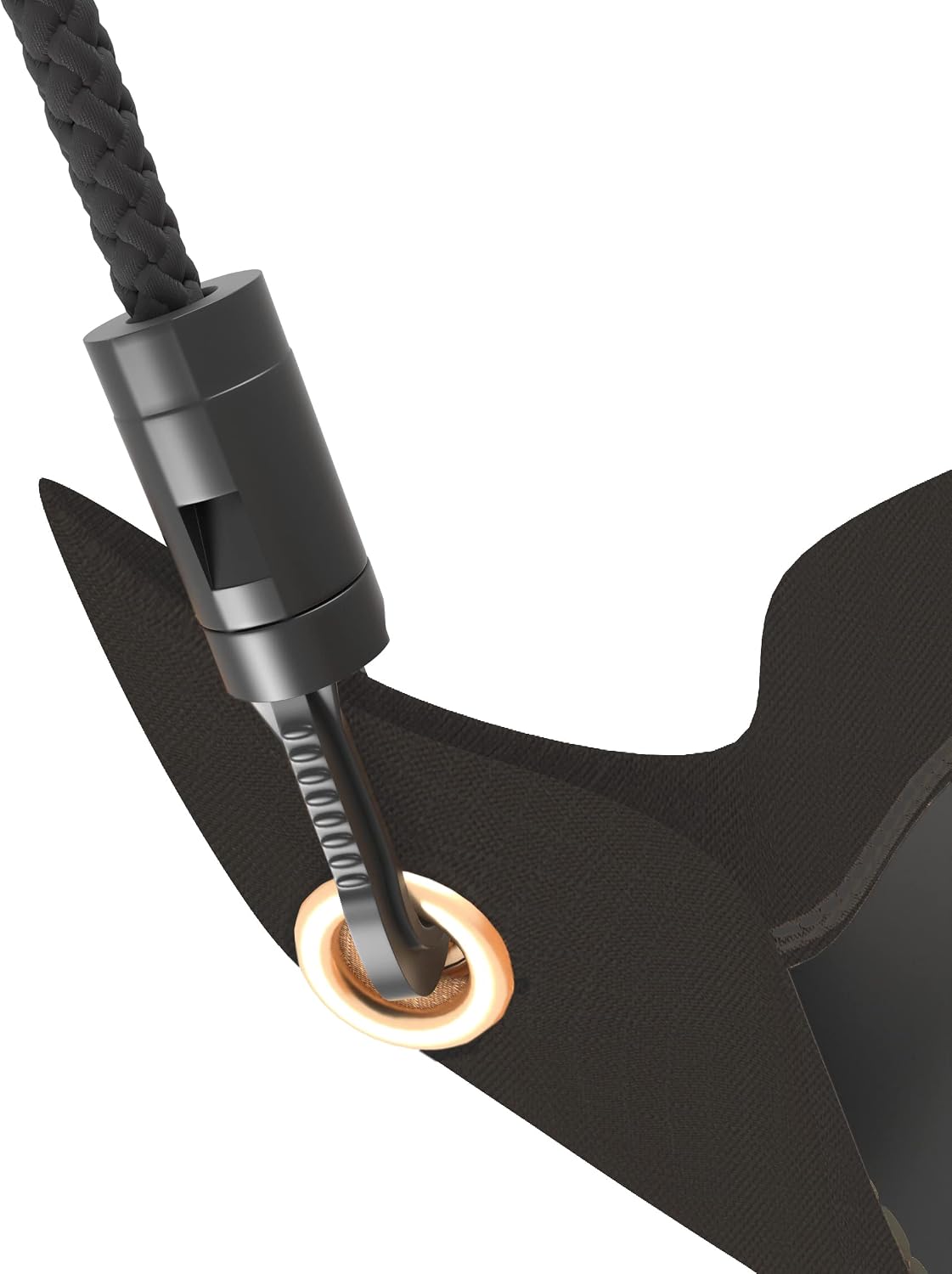 Ceiling Leak Diverter Drain Tarp, Heavy Duty 420D Oxford Fabric Roof Ceiling Leak Drip with 10Ft Drain Hose, Black, 5' X 5'