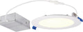Westinghouse Lighting 5107200 12 Watt (80 Watt Equivalent) 6-Inch Slim Recessed LED Downlight Dimmable Warm White Light, White Trim