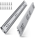 200 LBS Heavy Duty Drawer Slides 1 Pair 20 Inch Full Extension Ball Bearing Sliding Rails Cabinet Runners Tracks Tool Box Glides