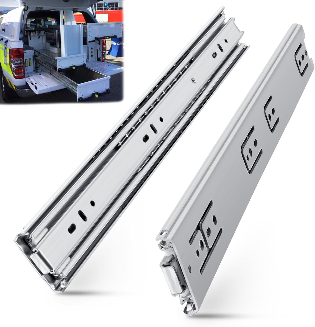 200Lb Heavy Duty Drawer Slides 18" Full Extension Sliding Rails