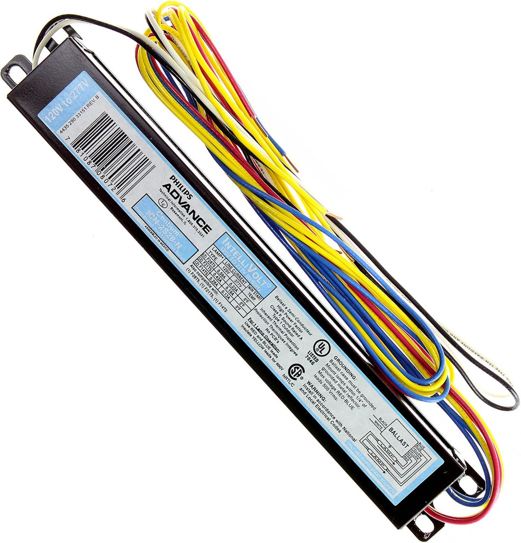 ICN-2S28-N Centium Electronic Ballast, 120/277V, F28T5, 2 Lamp