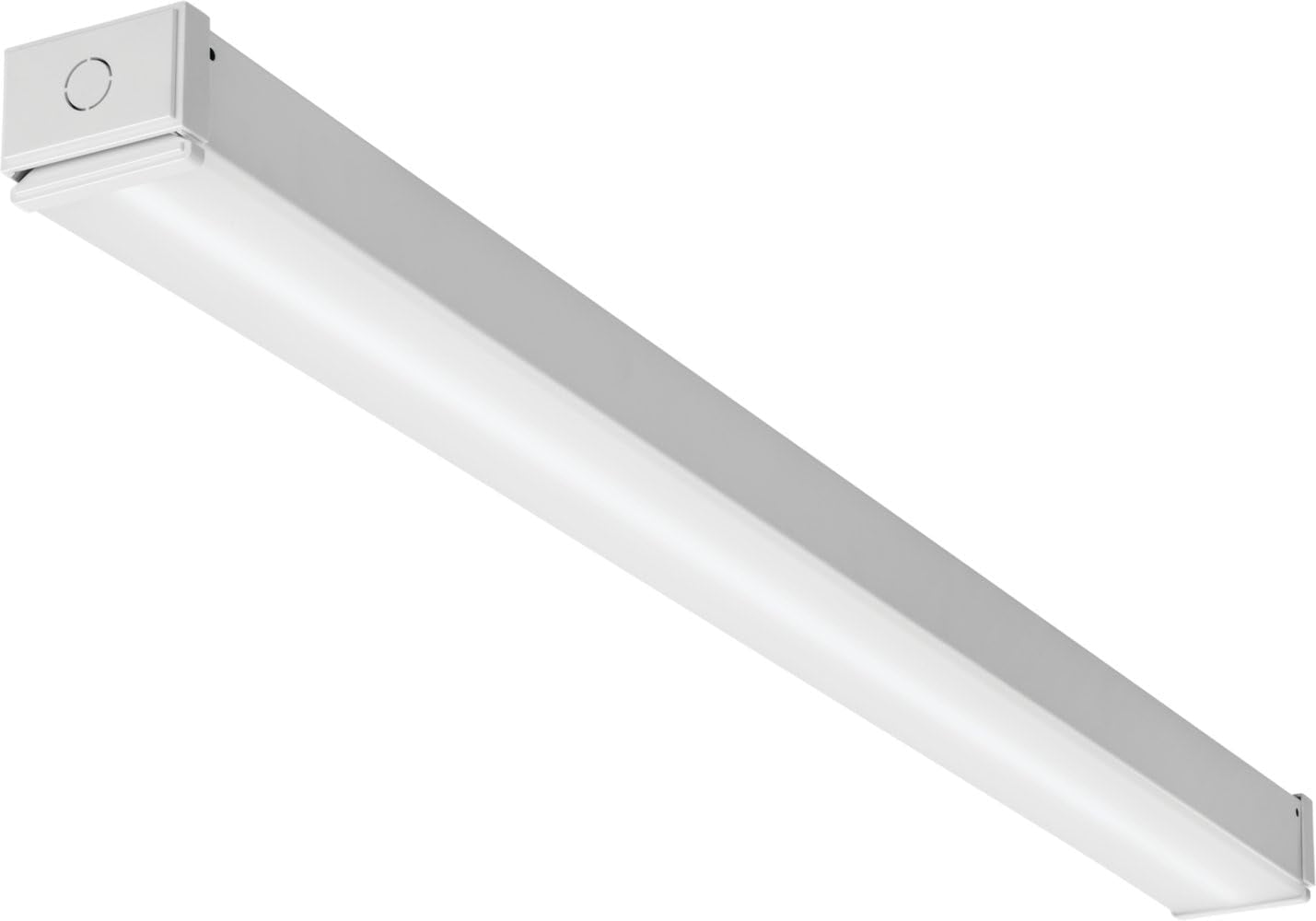 CLX L48 3000LM Fdl Mvolt 40K 80CRI WH LED 48 Inch Strip 3000 Lumens, Flat Lens, 4000K, 22W