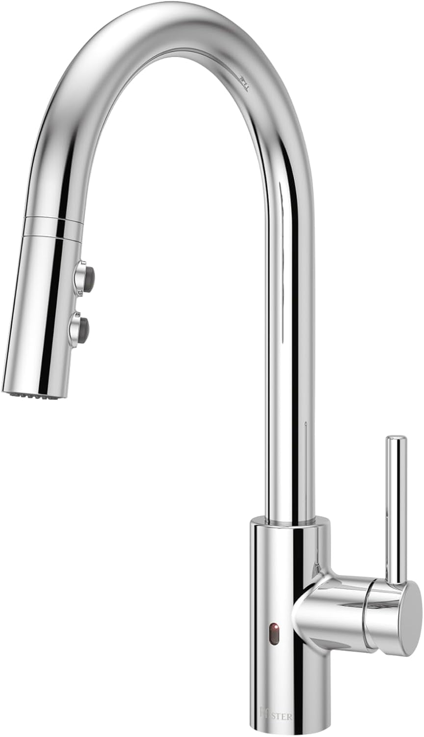 Stellen Touchless Kitchen Faucet with Pull down Sprayer, Single Handle, High Arc, Polished Chrome Finish, LG529ESAC
