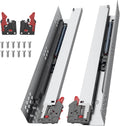 10 Inch Soft Close Undermount Drawer Slides for Frameless, 100Lb,1 Pair