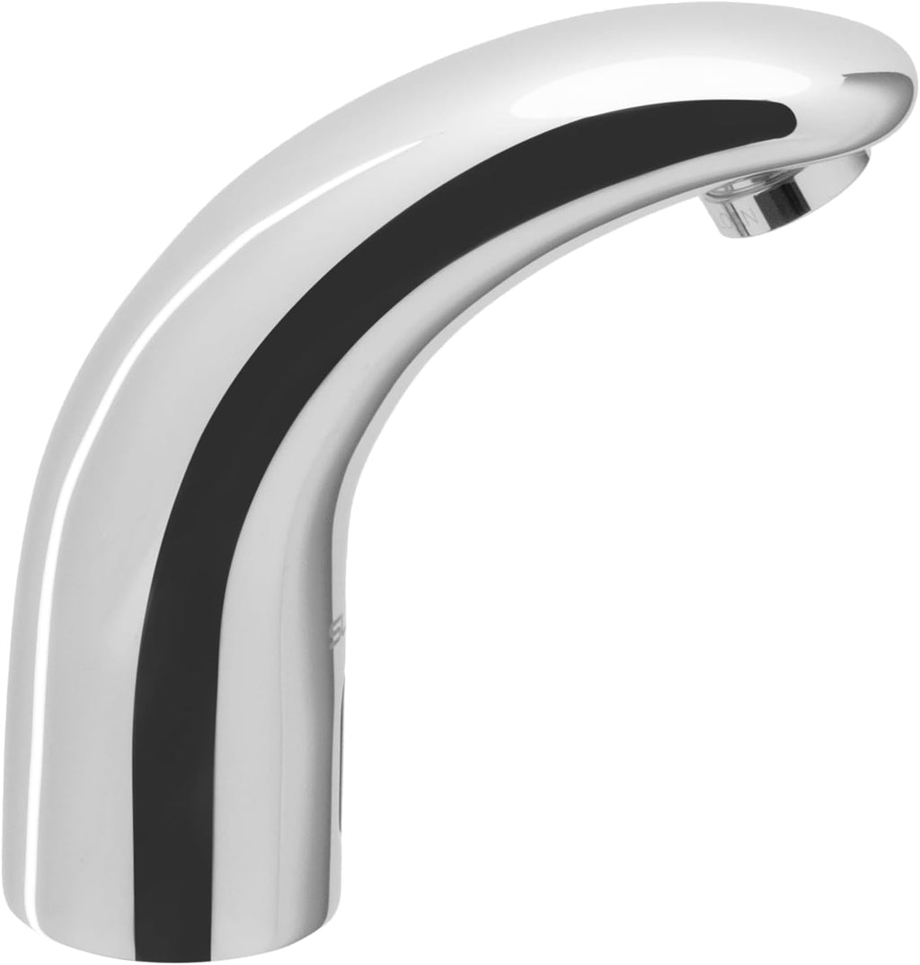SF-2450 Sensor Activated Touch-Free Faucet, Commercial Grade with Mounting Hardware - 0.5 GPM Battery-Powered Deck-Mounted Mid Body, Polished Chrome Finish, 3362124