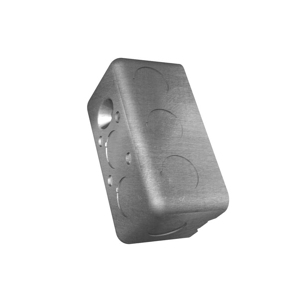 1-Gang 4 In. 2-1/8 In. D New Work Metal Utility Box (5837112-25R)
