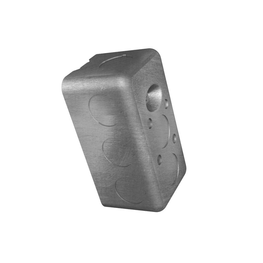 1-Gang 4 In. 2-1/8 In. D New Work Metal Utility Box (5837112-25R)
