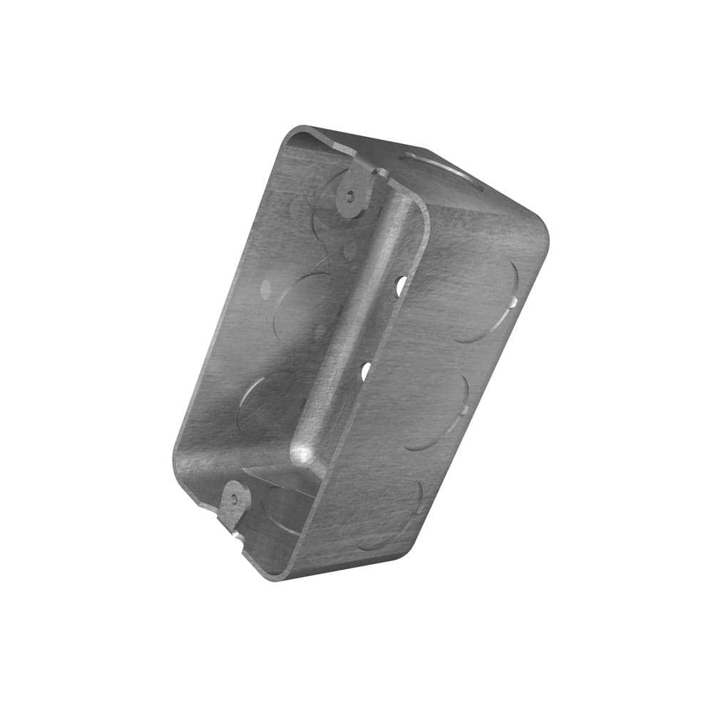 1-Gang 4 In. 2-1/8 In. D New Work Metal Utility Box (5837112-25R)